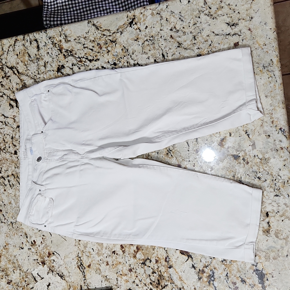 Time and Tru midrise capris Sz 16
